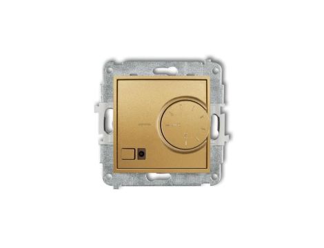MINI Regulator temperatury elektroniczny z czujnikiem powietrznym złoty 29MRT-2