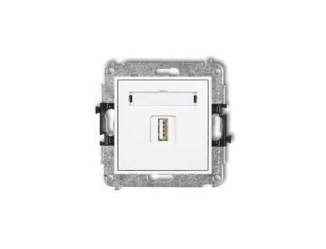 MINI Gniazdo pojedyncze USB-AA 3.0 białe MGUSB-5