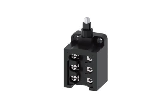 Wyłącznik krańcowy otwarty 1Z 2R pełzające tworzywo 30mm trzpień teflonowy IP10 3SE5250-0KC05