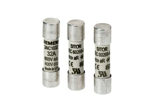 Wkładka bezpiecznikowa cylindryczna SITOR aR 10A 10x38mm 3NC1010 /10szt./