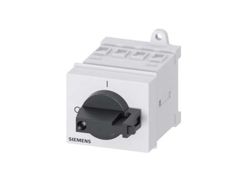 Rozłącznik główny 3P 16A 7.5kW AC23A 400V montaż modułowy pokrętło czarne piórkowe 3LD2030-0TK11